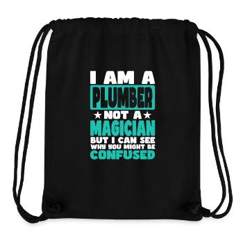 Klempner - Stanley/Stella recycelter Gym Bag - Schwarz - Vorne