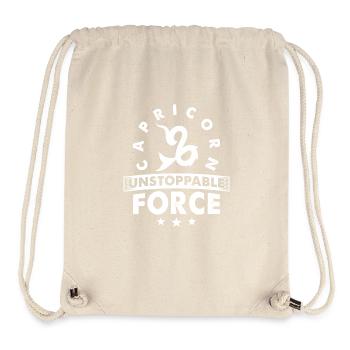 Force imparable du Capricorne - Sac à cordon recyclé Stanley/Stella - blanc naturel - Devant