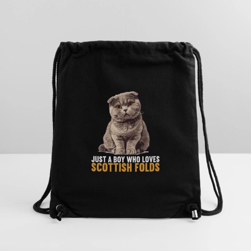 Scottish Fold Kitten Scottish Fold chat Sac à cordon recyclé Stanley/Stella