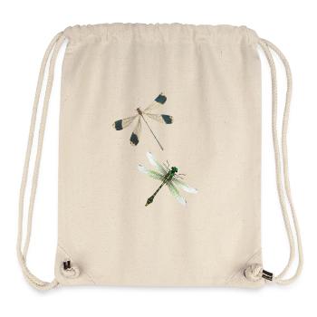 Dragonfly Insect Yoga Meditation Summer Pattern - Stanley/Stella Recycled Gym Bag - natural - Front