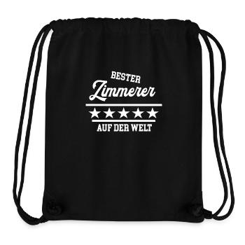 Bester Zimmerer der Welt weltbester Meister Chef - Stanley/Stella recycelter Gym Bag - Schwarz - Vorne