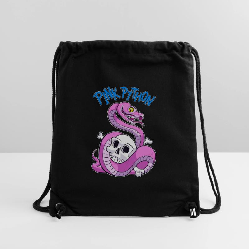 Pink Python (Blue) Stanley/Stella Recycled Gym Bag