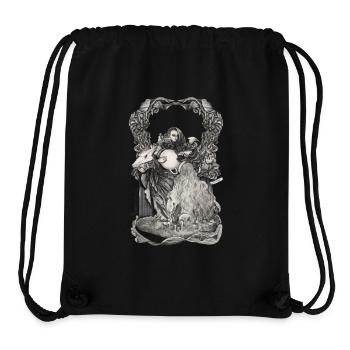 Aquarius Sternzeichen - Stanley/Stella recycelter Gym Bag - Schwarz - Vorne