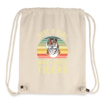 Tigre - Sac à cordon recyclé Stanley/Stella - blanc naturel - Devant