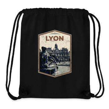 Lyon France is my hometown - Stanley/Stella Recycled Gym Bag - black - Front