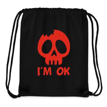 Mir geht es gut (rot) - Stanley/Stella recycelter Gym Bag - Schwarz - Vorne