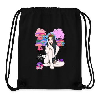 erotisch spirituell okkult Ritual Magie nackte Fee - Stanley/Stella recycelter Gym Bag - Schwarz - Vorne