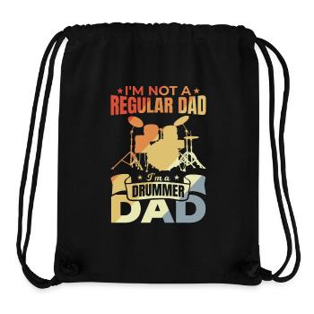 Drummer Papa - Stanley/Stella Recycled Gym Bag - black - Front