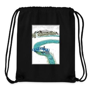 Rivière japonaise - Japanese River - Stanley/Stella Recycled Gym Bag - black - Front
