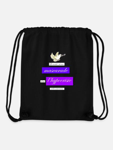hypocrisy - Stanley/Stella Recycled Gym Bag - black
