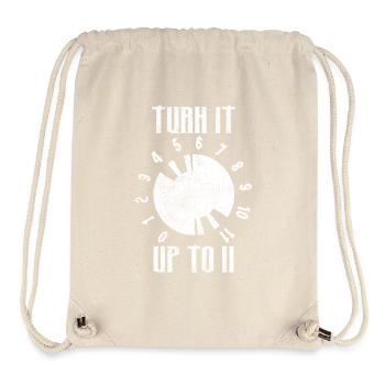 Drehen Sie es auf bis zu 11 Spinal Tap Filmgrafik - Stanley/Stella recycelter Gym Bag - Naturweiß - Vorne