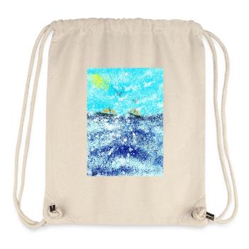 Rough seas - Stanley/Stella Recycled Gym Bag - natural - Front