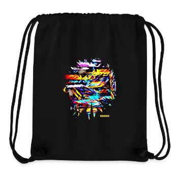 « Retro1993 » par Acryl Galerie & Design - Sac à cordon recyclé Stanley/Stella - noir - Devant