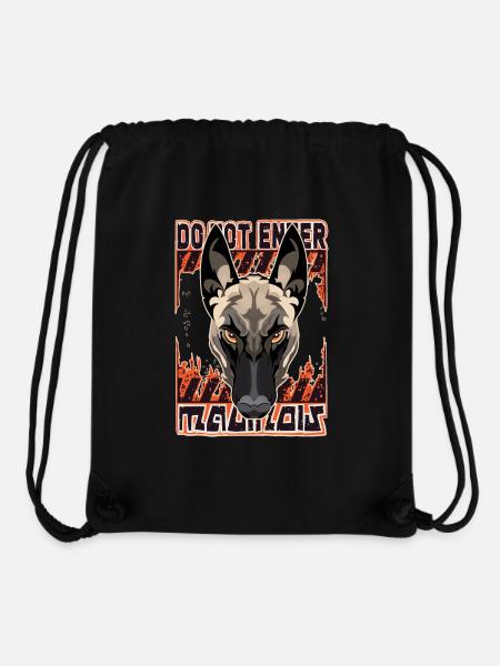 Malinois danger - Stanley/Stella Recycled Gym Bag - black
