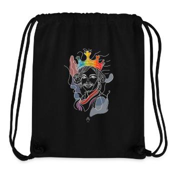Pride Crown - Stanley/Stella Recycled Gym Bag - black - Front