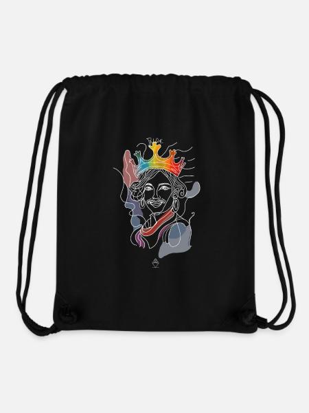 Pride Crown - Stanley/Stella Recycled Gym Bag - black