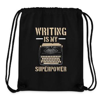 Author - Stanley/Stella Recycled Gym Bag - black - Front