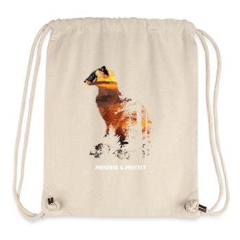 Preserve & Protect Marten Animal Forest Nature - Stanley/Stella Recycled Gym Bag - natural - Front