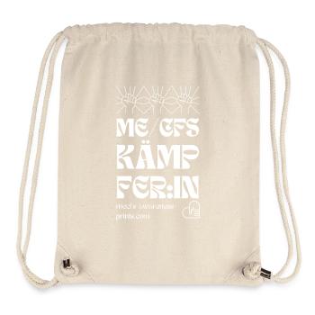 ME/CFS FIGHTER II 💪 - blanc - Sac à cordon recyclé Stanley/Stella - blanc naturel - Devant