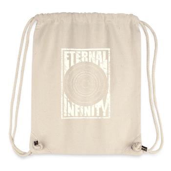 Eternal Infinity used look ewige Unendlichkeit - Stanley/Stella recycelter Gym Bag - Naturweiß - Vorne