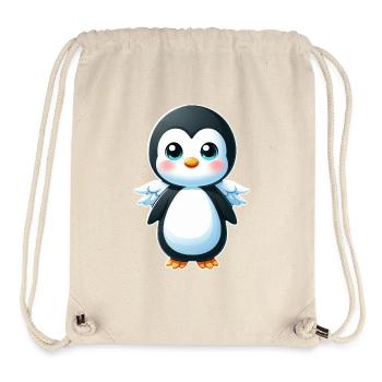Süßer Pinguin Engel Cartoon Chibi Stil - Stanley/Stella recycelter Gym Bag - Naturweiß - Vorne