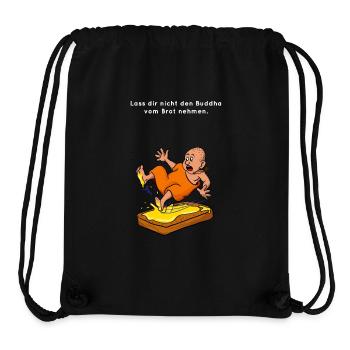 Butterbuddha - Achtsamkein mit Humor - Stanley/Stella recycelter Gym Bag - Schwarz - Vorne