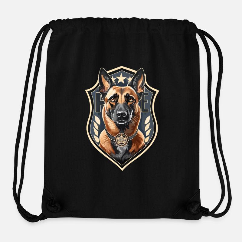 Marshall der USA - Stanley/Stella recycelter Gym Bag - Schwarz