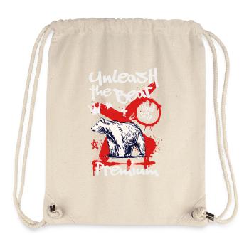 Graffiti Bär Shirt Urban Streetwear Bear - Stanley/Stella Recycled Gym Bag - natural - Front