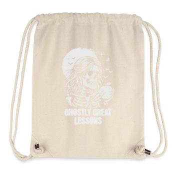 Funny Teacher Skeleton Halloween Classroom - Stanley/Stella Recycled Gym Bag - natural - Front