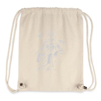 Liberty Smoke Icon - Parodie rebelle - Sac à cordon recyclé Stanley/Stella - blanc naturel - Devant