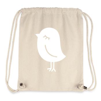Spatz Vogel – Piepmatz Küken Tweet Vögelchen - Stanley/Stella recycelter Gym Bag - Naturweiß - Vorne