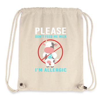Laktose Intoleranz Blähungen Milch Allergie - Stanley/Stella recycelter Gym Bag - Naturweiß - Vorne