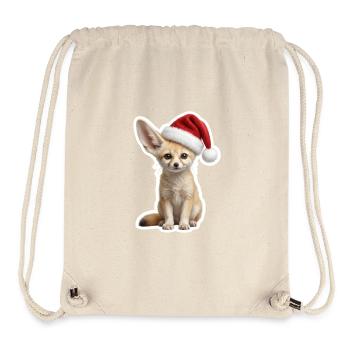 Petit renard du désert aux grandes oreilles - Sac à cordon recyclé Stanley/Stella - blanc naturel - Devant