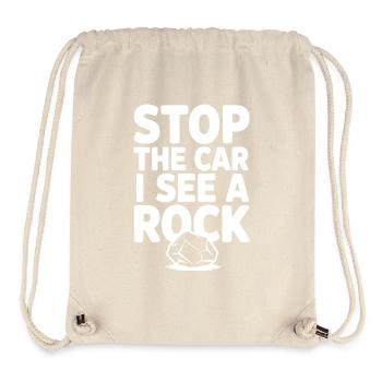 Stop the Car I See a Rock - Stanley/Stella Recycled Gym Bag - natural - Front