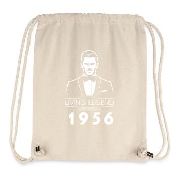 70th Birthday Living Legend (GENT) since 02/1956 - Stanley/Stella Recycled Gym Bag - natural - Front