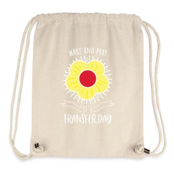 Wake and Pray IVF Transfer Day - Stanley/Stella Recycled Gym Bag - natural - Front