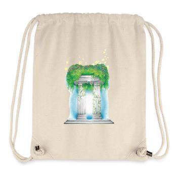 03. Lehrerseele - Stanley/Stella recycelter Gym Bag - Naturweiß - Vorne