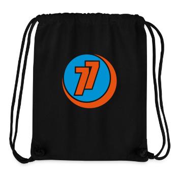 77 Kreise - Stanley/Stella recycelter Gym Bag - Schwarz - Vorne