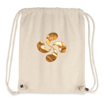 Basque cross - Stanley/Stella Recycled Gym Bag - natural - Front