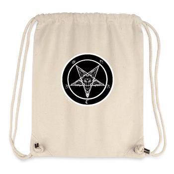 Sigil of Baphomet Satan - Stanley/Stella Recycled Gym Bag - natural - Front