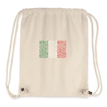 Italian flag - Stanley/Stella Recycled Gym Bag - natural - Front
