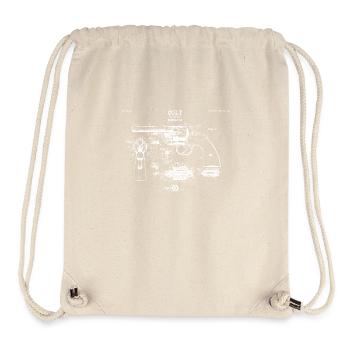 revolver vintage drawing - Stanley/Stella recycelter Gym Bag - Naturweiß - Vorne
