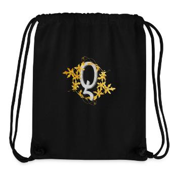 monogram-Q - Stanley/Stella Recycled Gym Bag - black - Front