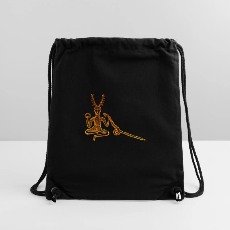 Cernunnos (4 utilisation sur dark) Sac à cordon recyclé Stanley/Stella