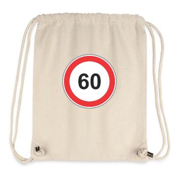 Road sign 60 - Stanley/Stella Recycled Gym Bag - natural - Front