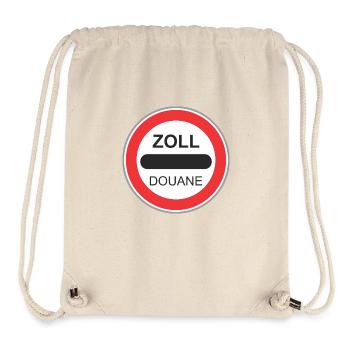 Road sign zoll douane - Stanley/Stella Recycled Gym Bag - natural - Front