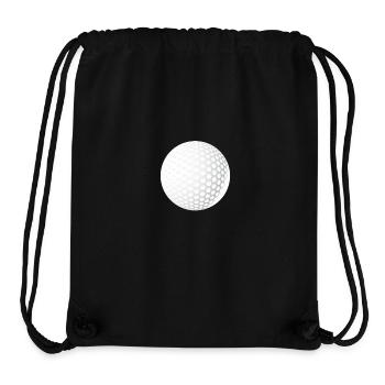golfeur golfball aire de départ vert club de golf d'équipe - Sac à cordon recyclé Stanley/Stella - noir - Devant