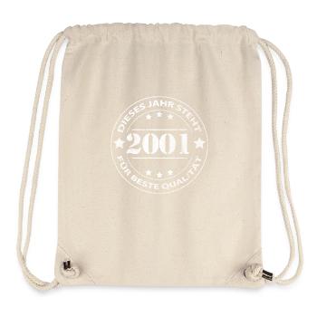 2001 - Stanley/Stella recycelter Gym Bag - Naturweiß - Vorne