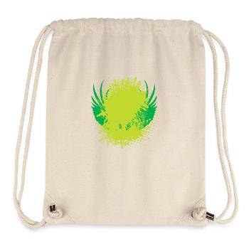Vector background de - Stanley/Stella recycelter Gym Bag - Naturweiß - Vorne