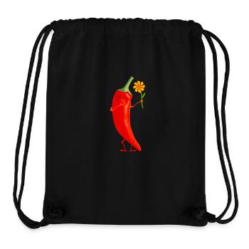Mrs. Chili - Stanley/Stella recycelter Gym Bag - Schwarz - Vorne